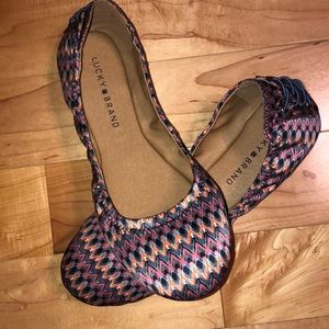 Lucky Brand Patterned Flats